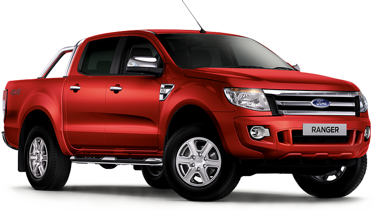Camionetas Ford Png - Ford Ranger Xlt Red (770x436), Png Download