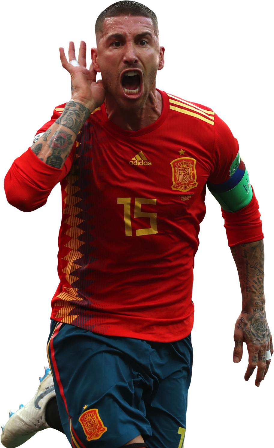 Sergio Ramos Render - Stock Photography (943x1500), Png Download
