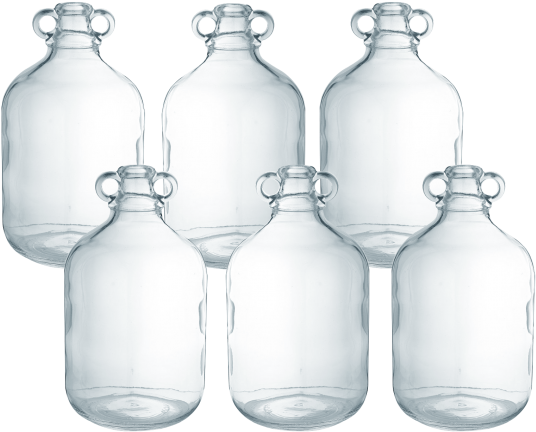 Clear Glass 1 Gallon Demijohns - 247homebrew Traditional Cider Making Kit Homebrew Full (550x550), Png Download