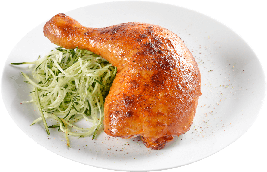 Pernil De Pollo Al Horno - Pollo Al Horno Presas (1000x667), Png Download