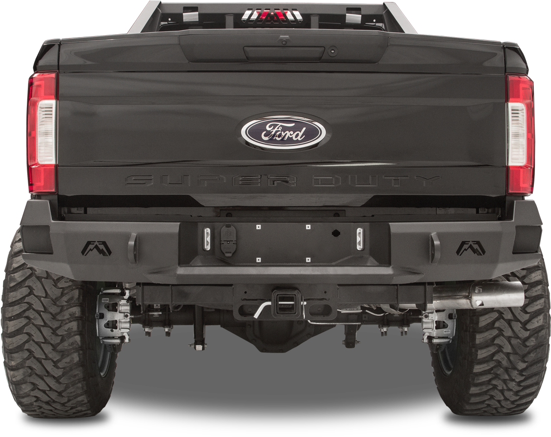 Fab Fours Premium Rear Bumper - Ford F150 Truck Rear Bumpers (1250x933), Png Download