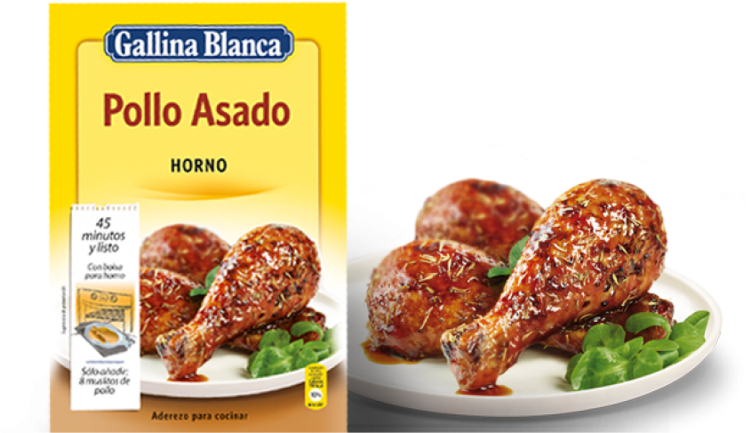 Gallina Blanca Te Ofrece Su Receta De Pollo Asado, - Especies Para Pollo Asado (960x521), Png Download