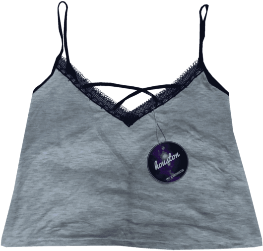 Remera Encaje Grey - Active Tank (640x640), Png Download