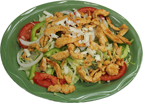 A Crisp Tortilla Bowl, Filled With Ground Beef Or Shredded - Fried Food (500x361), Png Download