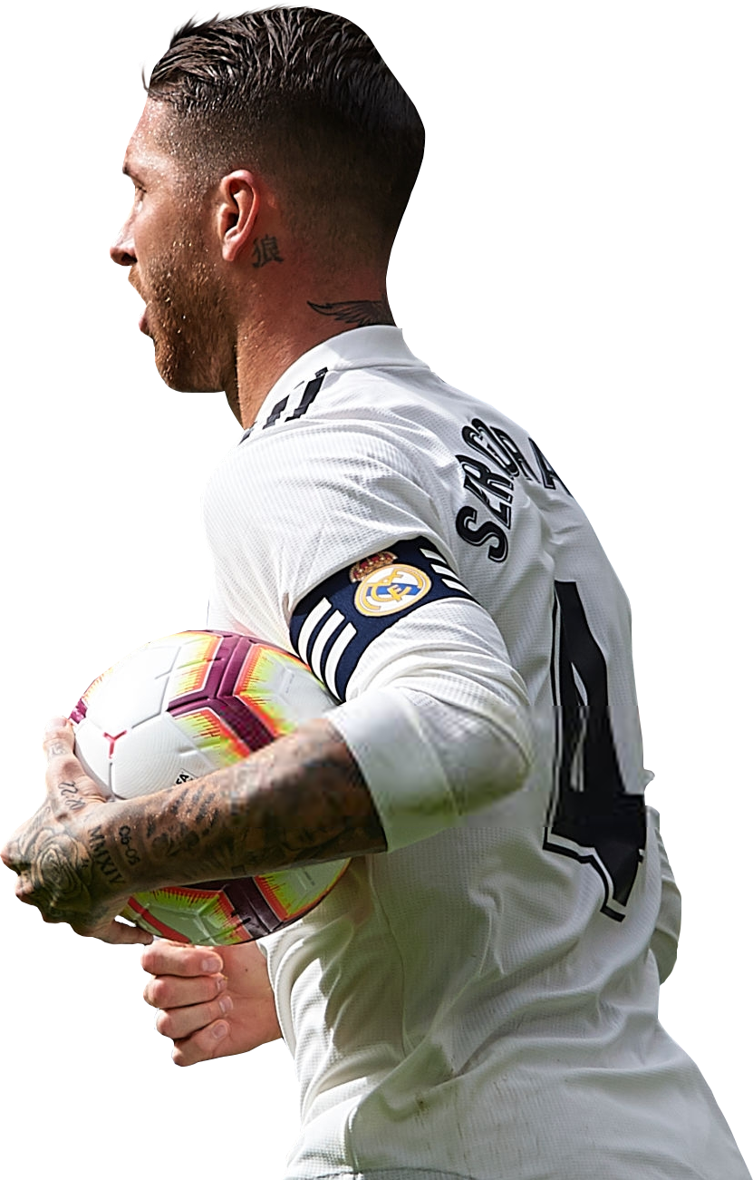 Sergio Ramos Render (831x1301), Png Download