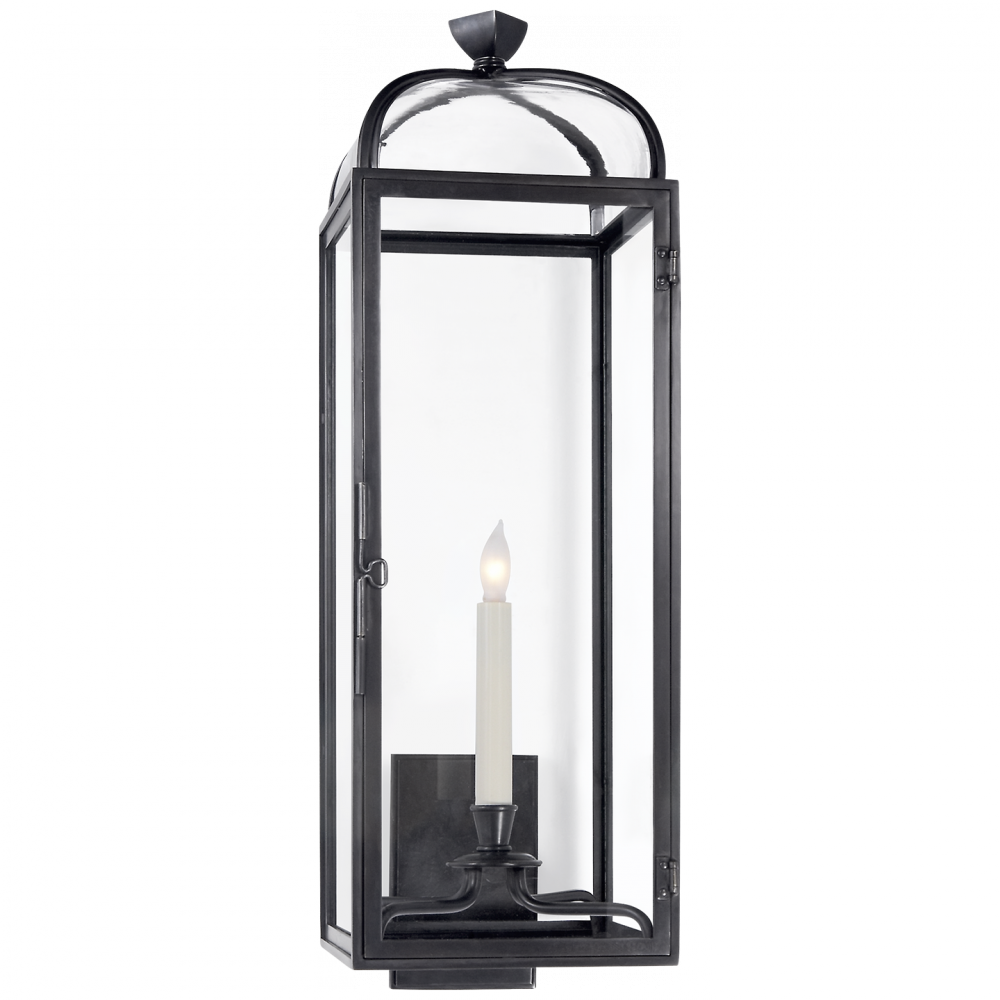 Klondike Sconce In Bronze With Clear Glass - Sconce (1000x1000), Png Download