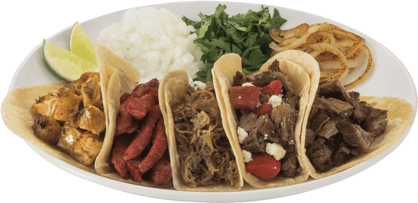Flour Tacos - Taco De Harina De Carne Asada Png (900x600), Png Download