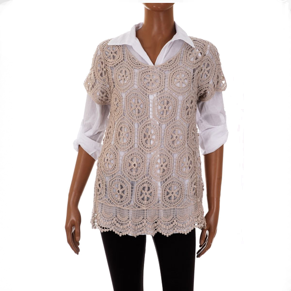 Encaje Y Crochet - Blouse (600x600), Png Download
