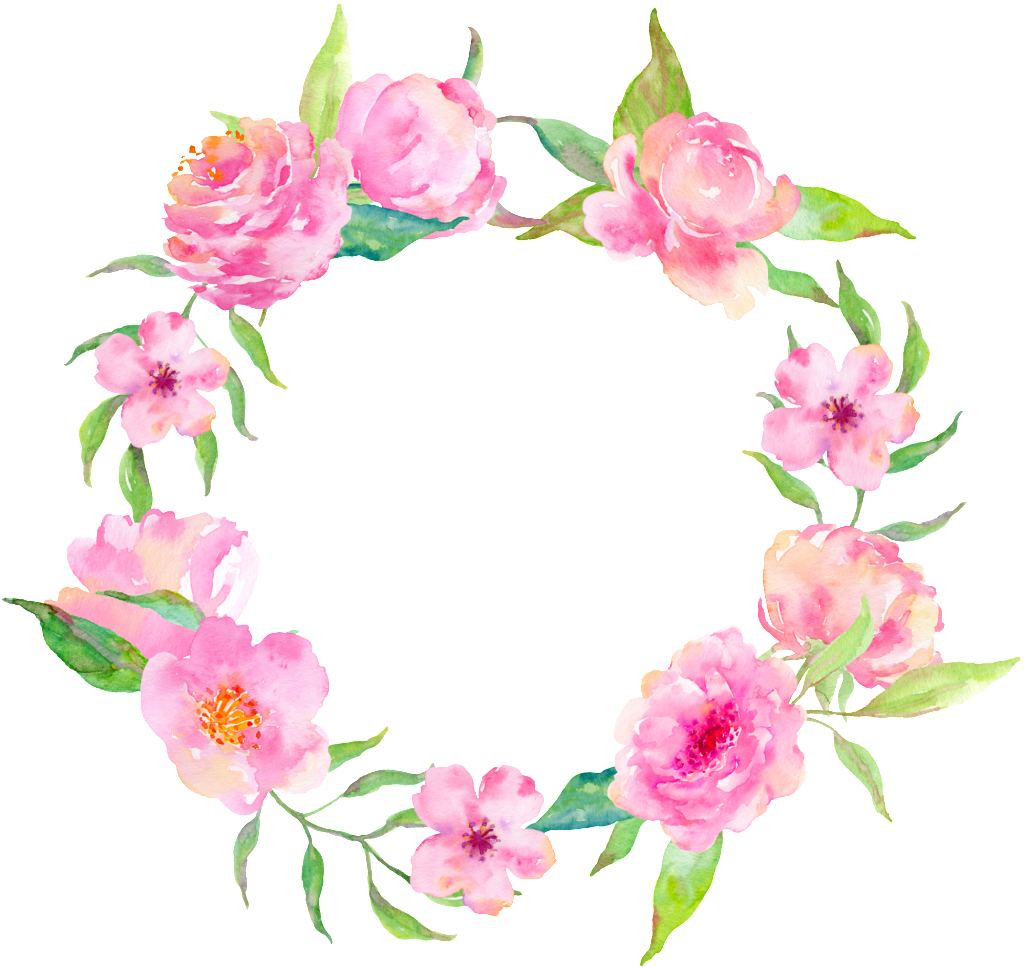 Garland Transparent - Flower (1024x967), Png Download