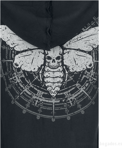 Sudadera De Encaje Moth Capucha Con Cremallera Compra - Gothicana By Emp Gothic Bolero - Bolero-top Set - For (500x500), Png Download