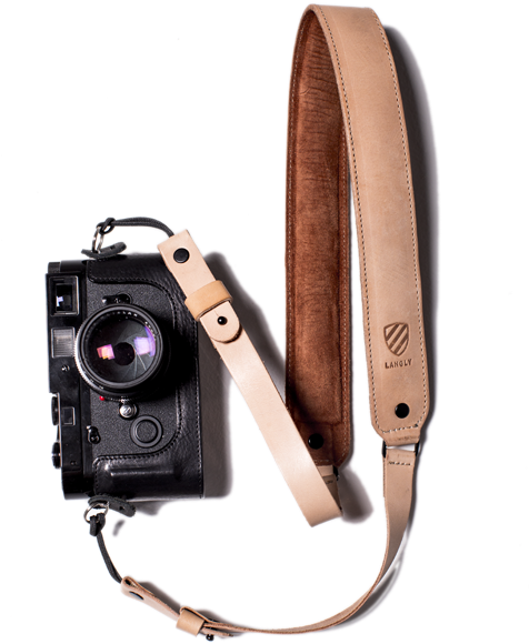 Made With Nylon Webbing And 550 Paracord, Originally - Langly Leather Camera Strap (475x600), Png Download