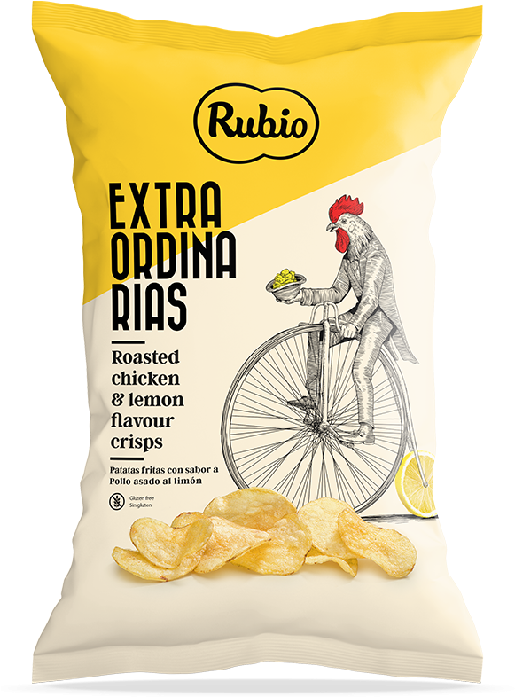 Cesta - Patatas Rubio (583x878), Png Download