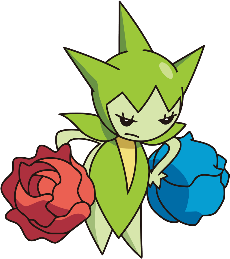 315roselia Ag Anime 4 - Roselia Pokemon (786x877), Png Download