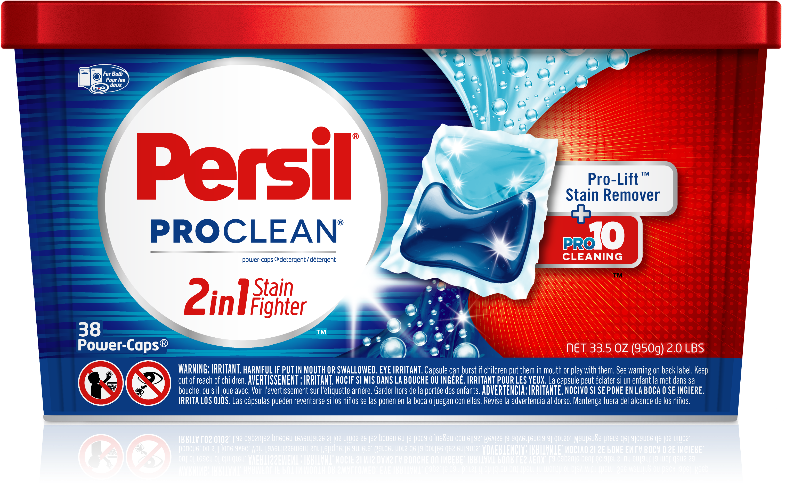 Persil Power Caps 40 Ct (3150x2175), Png Download