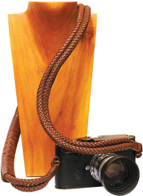 Braided Leather Camera Strap - Camera Straps (800x820), Png Download
