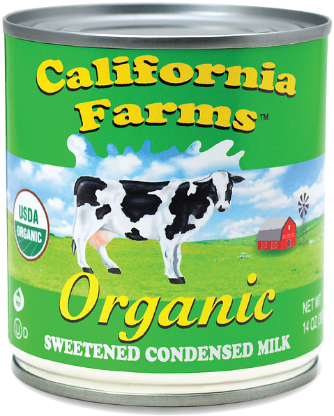 627891 - California Farms Organic Evaporated Milk - 12 Oz Can (614x850), Png Download