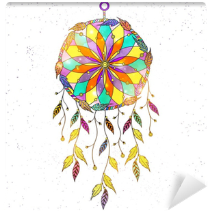 Banner Transparent Boho Drawing Hand Drawn - Dreamcatcher (400x400), Png Download