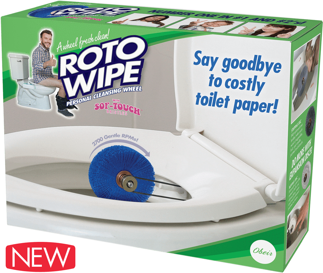 Cosas, Regalos De Mordaza, Regalos Divertidos, Humor - Roto Wipe Toilet Paper (1160x980), Png Download