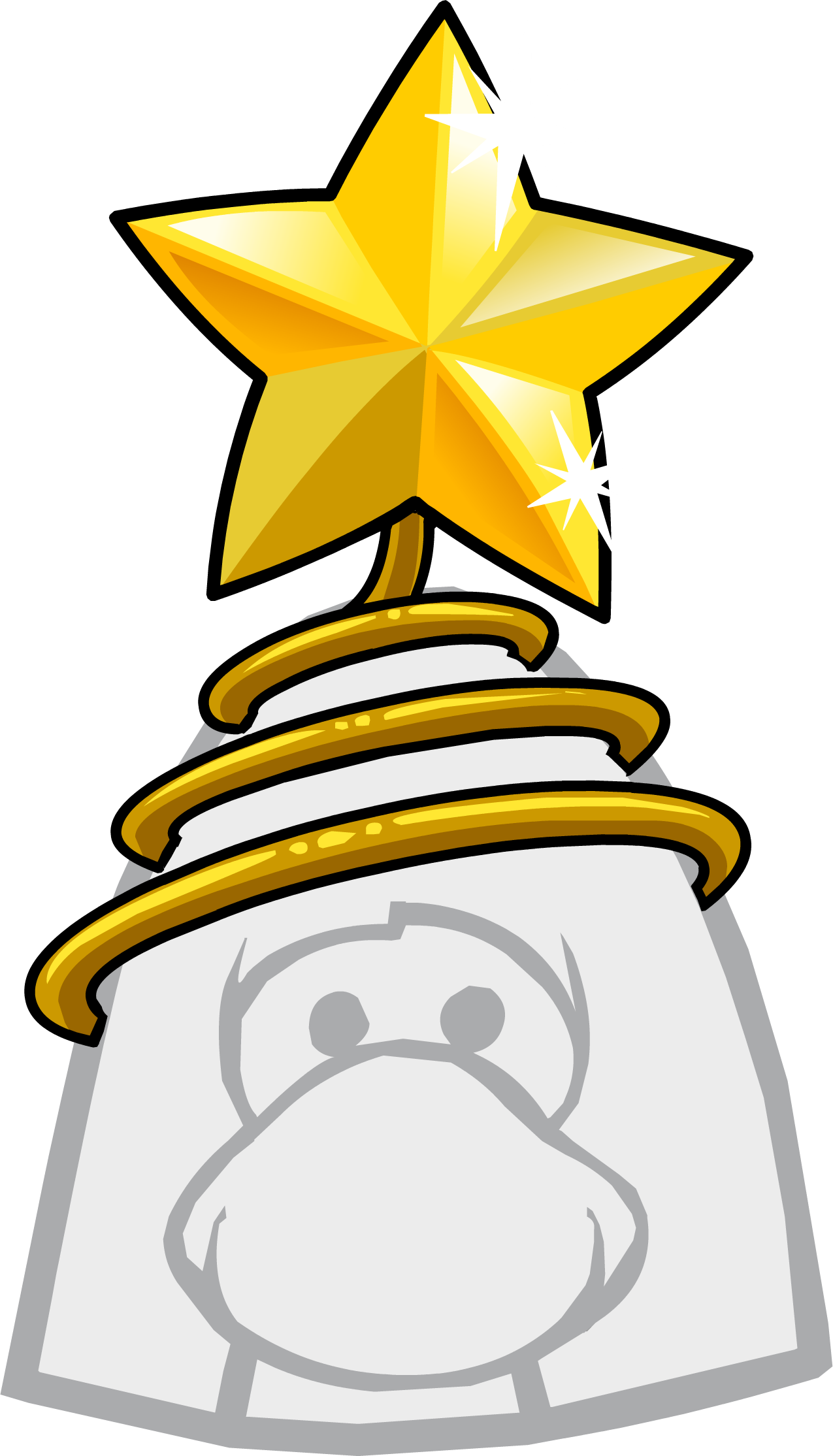 The Tree Topper - Club Penguin Optic Headset (1275x2229), Png Download