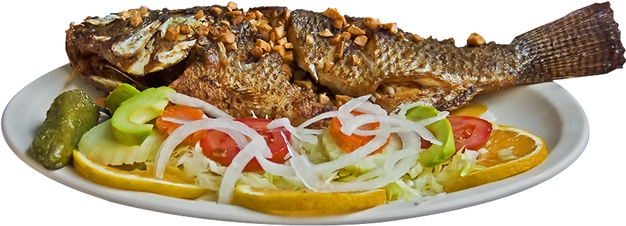 Platillos De Mariscos Png - Imagenes De Pescado Frito Png (904x350), Png Download