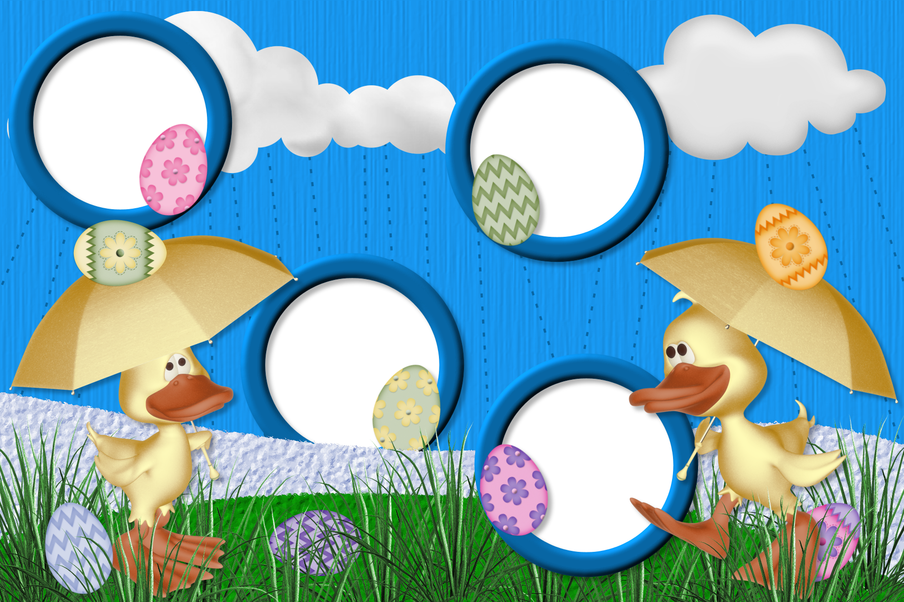 Free Easter Holiday Photo Greeting Cards Downloads - Easter (1800x1200), Png Download