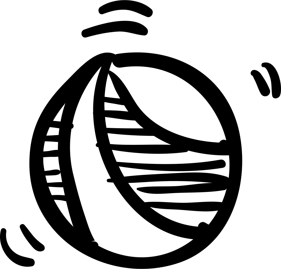 Ball Hand Drawn Toy Comments - Icon (980x936), Png Download