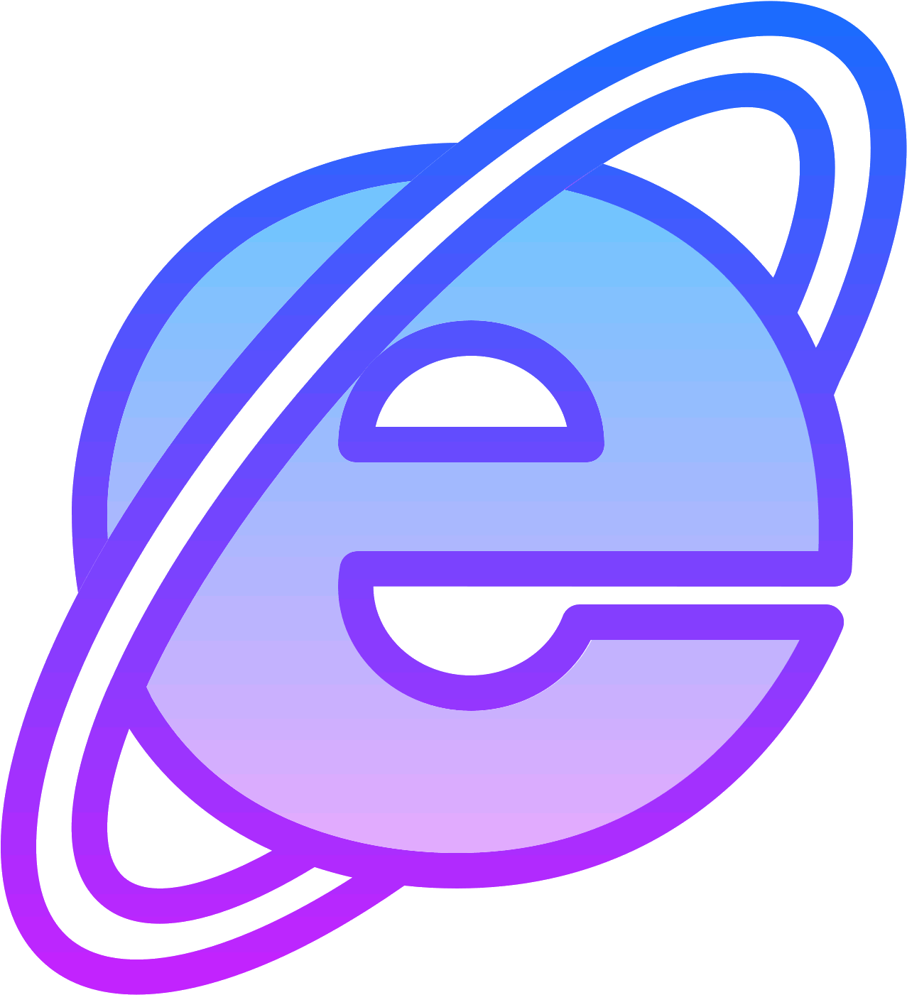 Internet Explorer Icon - Icon (1600x1600), Png Download