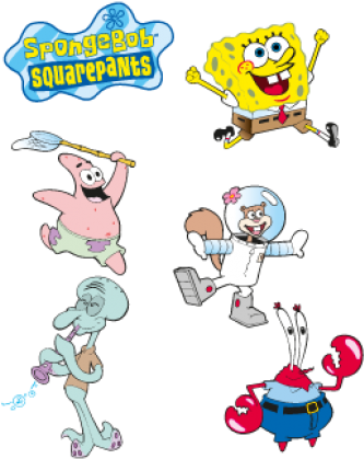 Spongebob Vector - Spongebob Squarepants Characters (518x518), Png Download