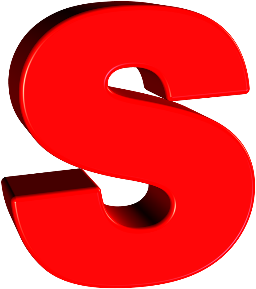 Letter Case Alphabet Clip Art - Letter 3d Png (1280x1280), Png Download