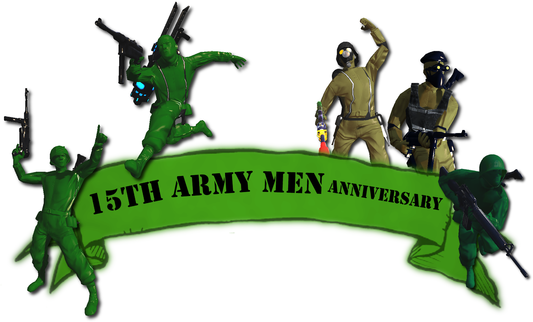 15th Anniversary Of Army Men - Army (1920x1080), Png Download