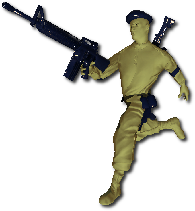 Looks Like Major Mylar's Death Did Not Stop These Soldiers - Army Men Tan Soldiers (764x790), Png Download