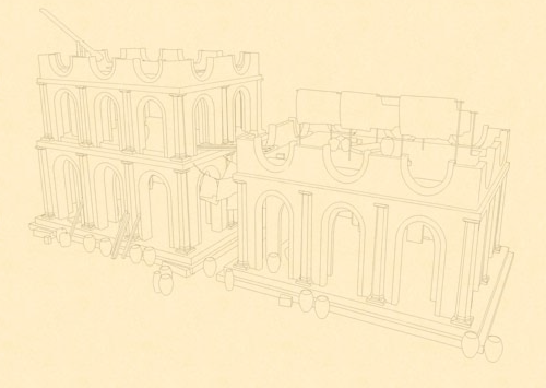 Warehouseback - Sketch (500x355), Png Download