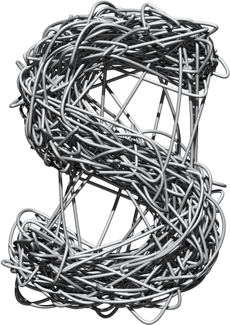 Letter S Of The Metallic Web Font - Logo (525x682), Png Download