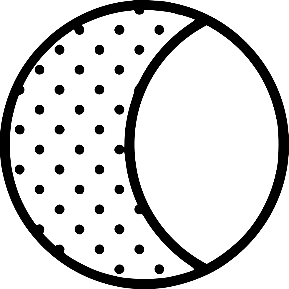 Waxing Crescent Moon - Vector Graphics (980x980), Png Download