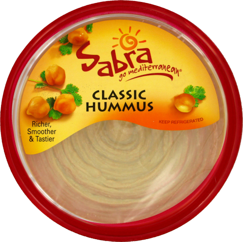 Sabra Hummus On Sale For $2 - Sabra Classic Hummus 10 Ounce (500x498), Png Download