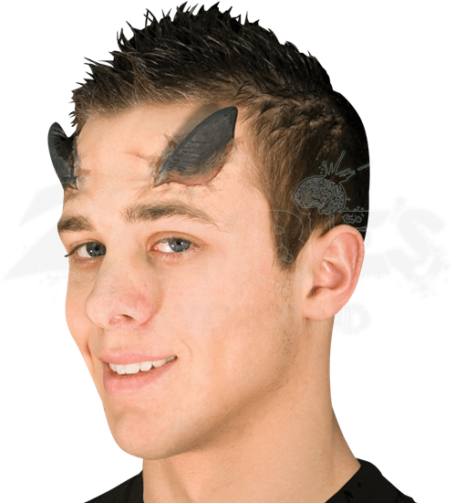 Black Demon Horns - Demon Horns Halloween Special Fx - Black (550x550), Png Download