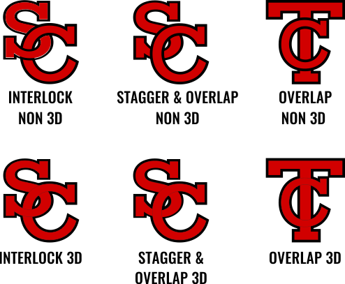 Embroidery Team Letters - Poster (494x407), Png Download