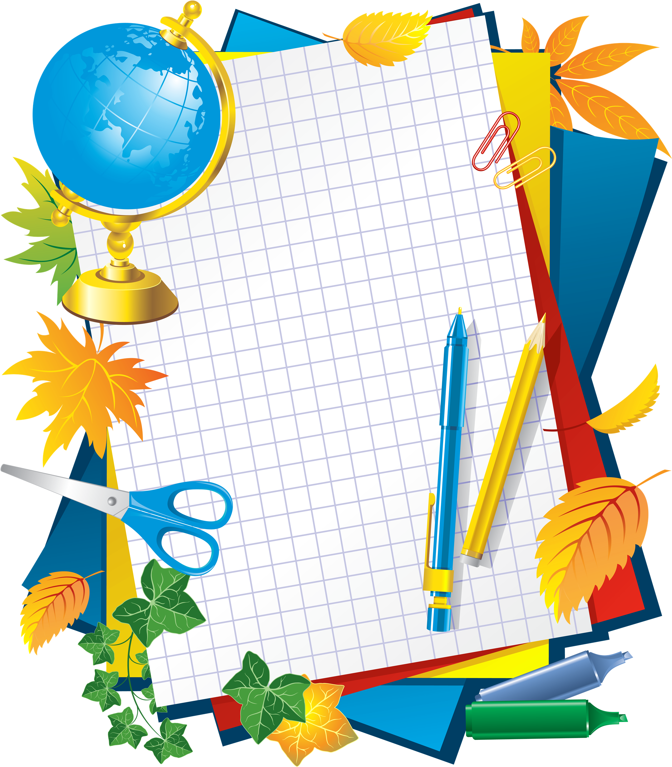 Back To School Border (2232x2517), Png Download
