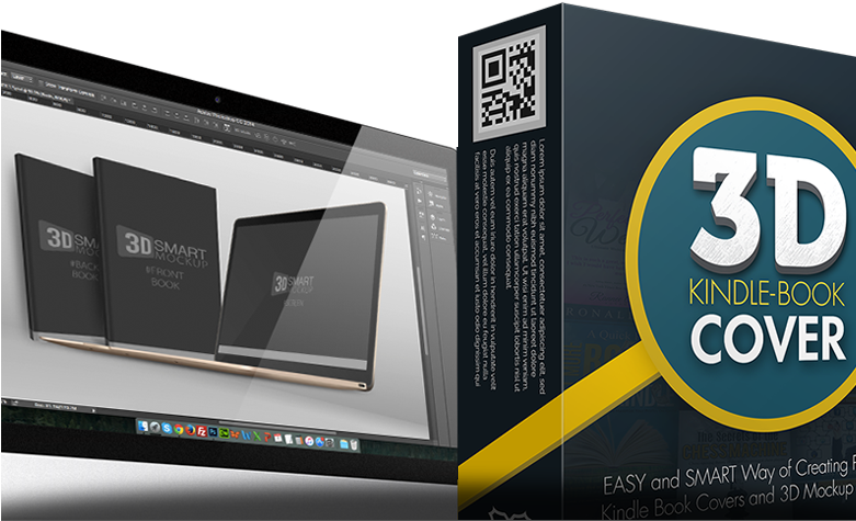 3d Kindle Ebook Cover Full Package - Amazon Kindle (780x492), Png Download