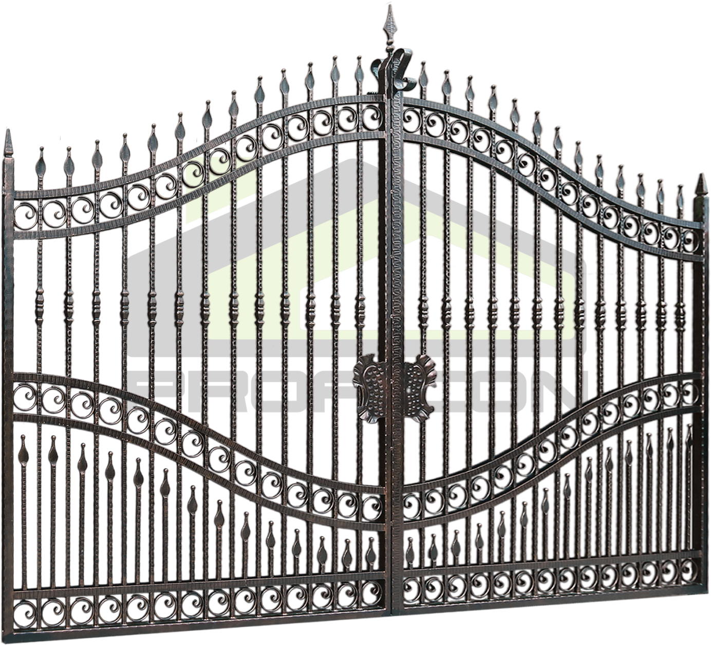 Forged Wrought Iron Gates - Modele Porti Fier Forjat (2048x1448), Png Download