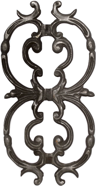 Scroll Aluminum Fits ½” Sc9-al - Bed Frame (357x692), Png Download