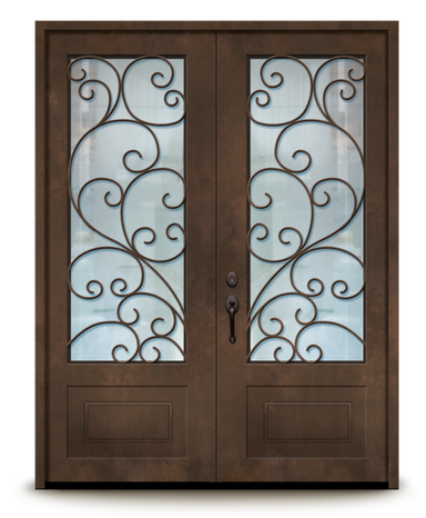 Elegance - Durango Doors (400x483), Png Download