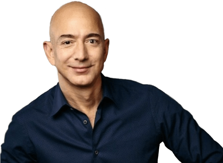 Download - Jeff Bezos White Background (750x750), Png Download