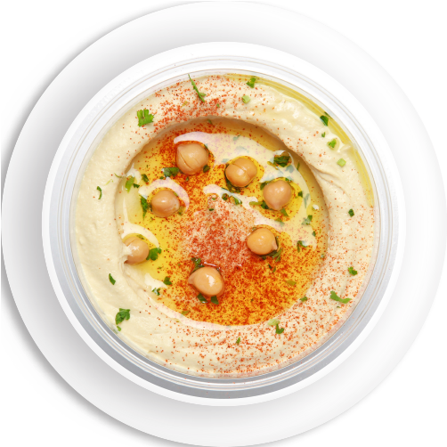 Paramount-hummus - Food (591x559), Png Download