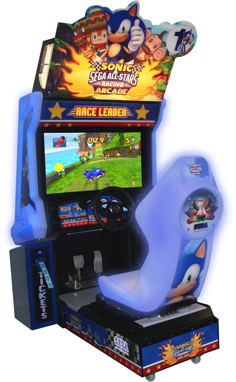 Ssr Std Cabinet - Toy Sonic And Sega All Stars Racing (915x1500), Png Download