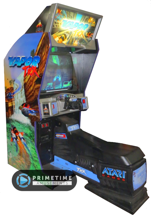 Vapor Trx Arcade Video Game By Atari Games - Futuristic Racing Arcade Cabinet (800x800), Png Download