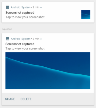 Notification With Bigpicturestyle Expanded Layout - Page Layout (339x376), Png Download