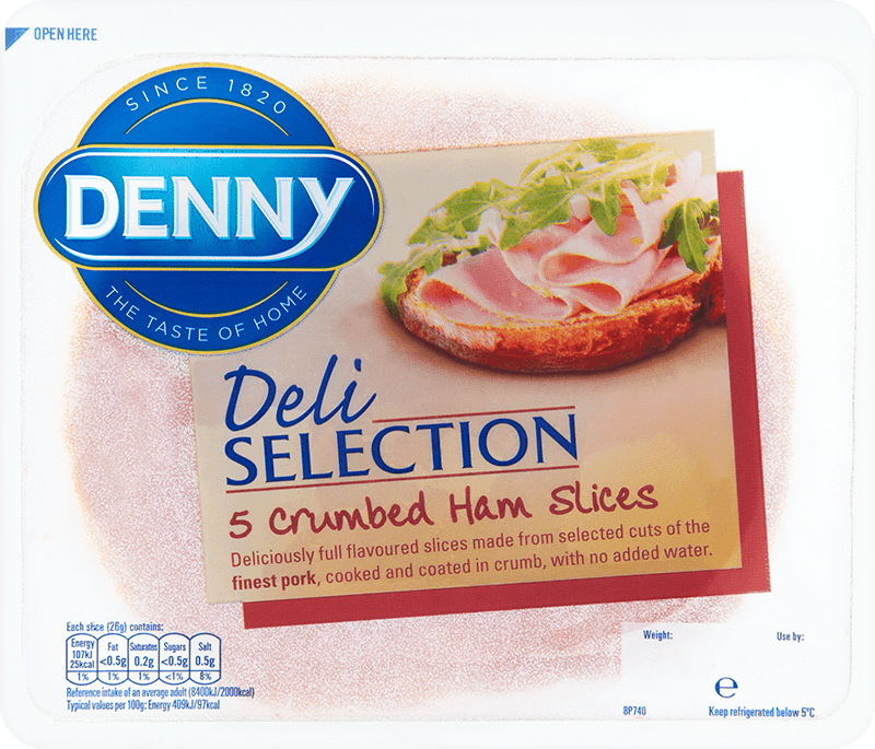 Denny Meats - Denny Ham & Chicken 20 Slices 200g (800x685), Png Download
