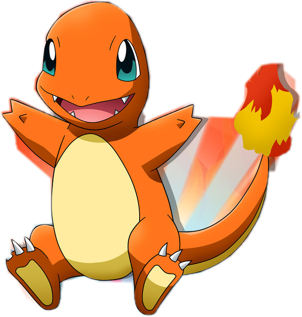 Charmander Char Char Charmander Pokemon Pokemongo Free - Charmander (612x643), Png Download