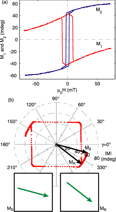 Magnetization Curves For M 1 And M 2 In 7 @bullet Off - Magnetization (385x704), Png Download